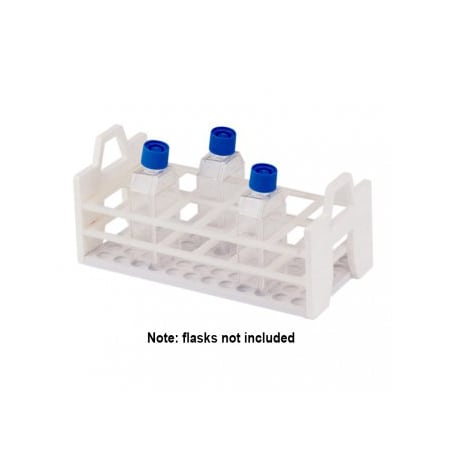 Bel-Art Tissue Culture Flask Rack, Holds 12x75ml Flasks 246250